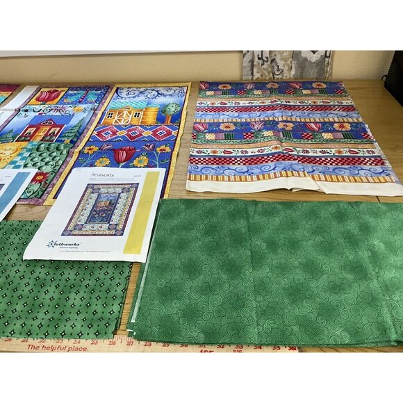 Quilt Kit and Fabric " Seasons" By Christine Graf Clothworks Cotton Sewing Quilt - Picture 14 of 16